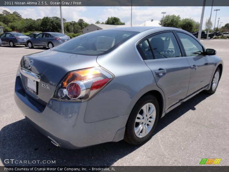 Ocean Gray / Frost 2011 Nissan Altima 2.5 S