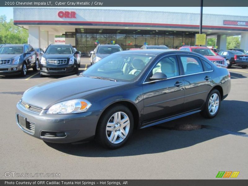 Cyber Gray Metallic / Gray 2010 Chevrolet Impala LT