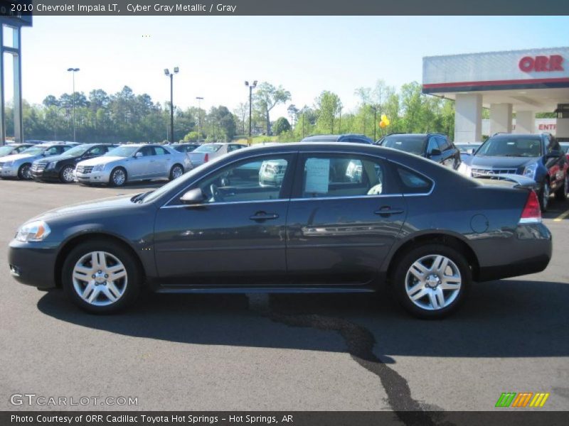 Cyber Gray Metallic / Gray 2010 Chevrolet Impala LT