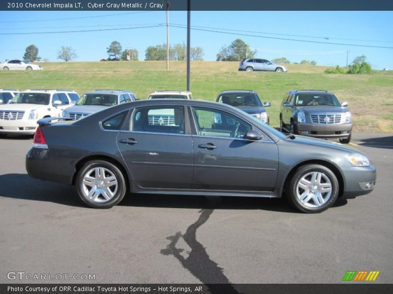 Cyber Gray Metallic / Gray 2010 Chevrolet Impala LT