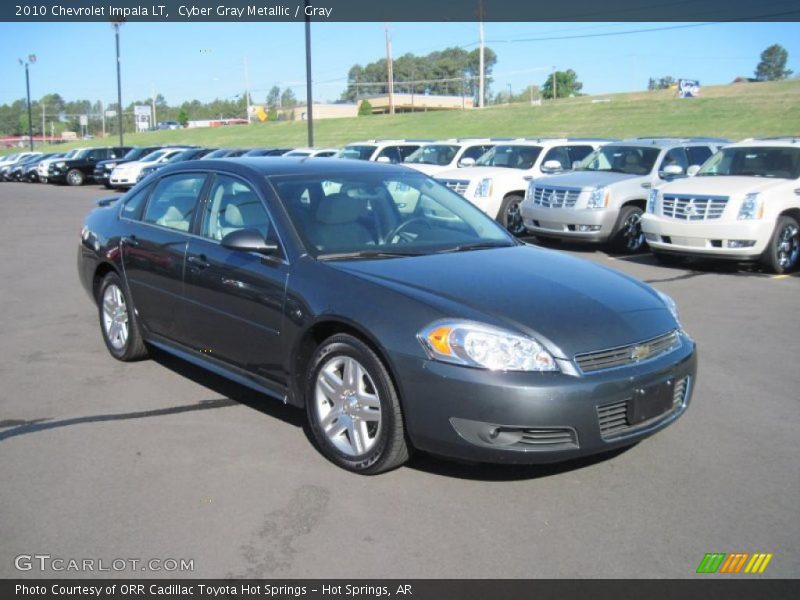 Cyber Gray Metallic / Gray 2010 Chevrolet Impala LT