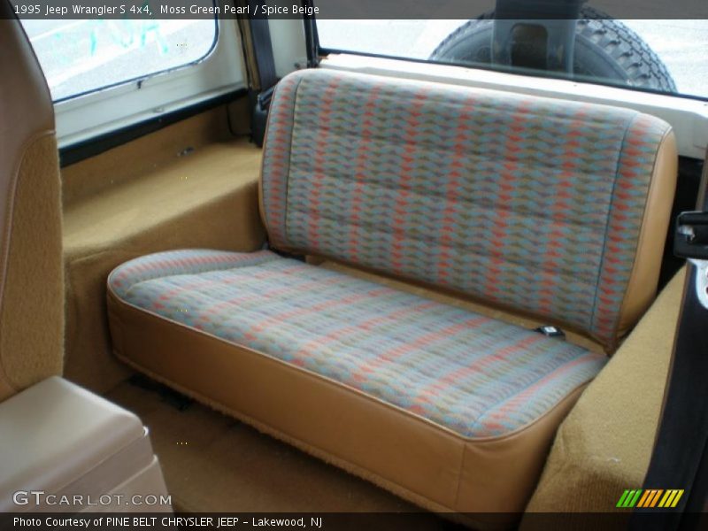Moss Green Pearl / Spice Beige 1995 Jeep Wrangler S 4x4