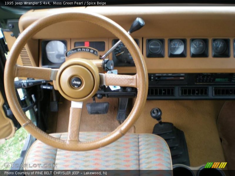  1995 Wrangler S 4x4 Spice Beige Interior