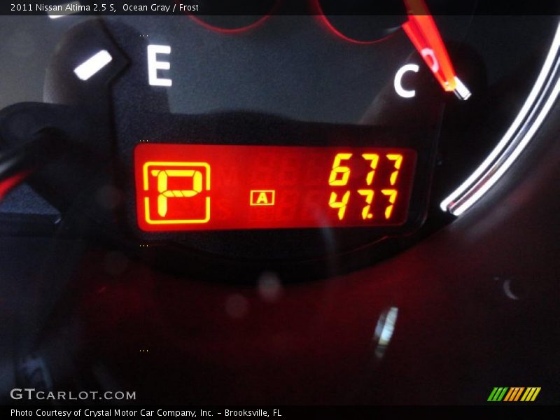 Ocean Gray / Frost 2011 Nissan Altima 2.5 S