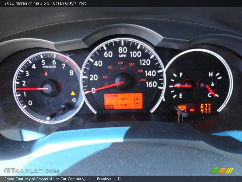 Ocean Gray / Frost 2011 Nissan Altima 2.5 S