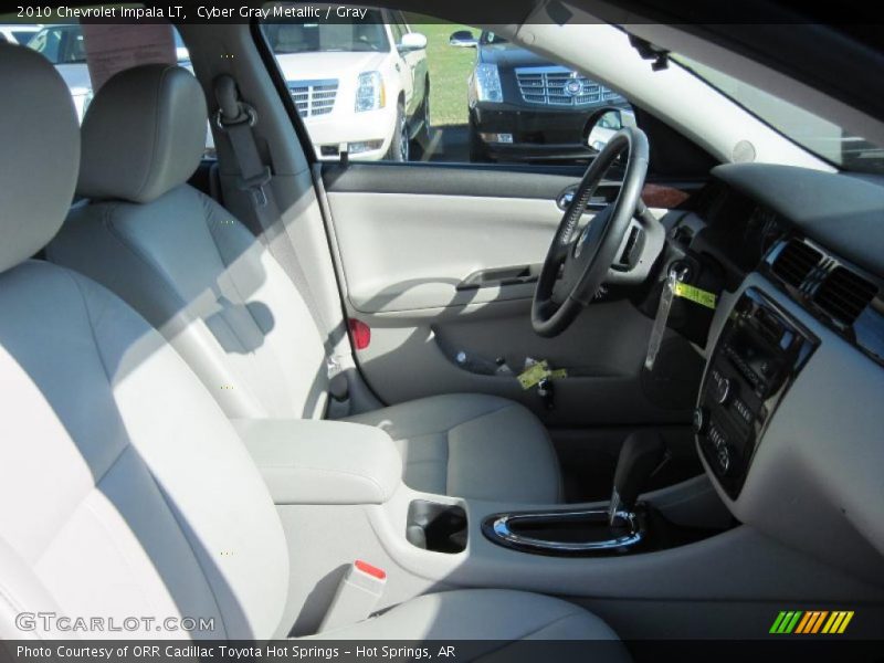 Cyber Gray Metallic / Gray 2010 Chevrolet Impala LT