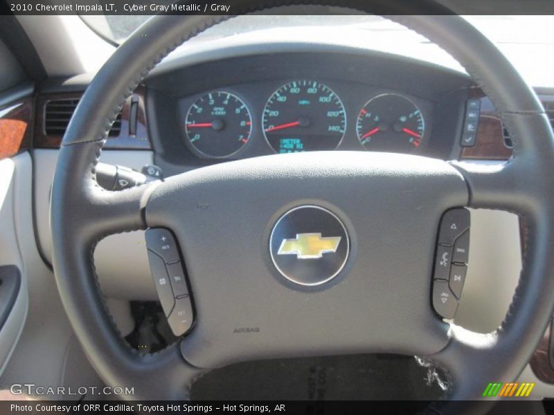 Cyber Gray Metallic / Gray 2010 Chevrolet Impala LT