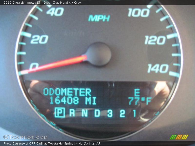 Cyber Gray Metallic / Gray 2010 Chevrolet Impala LT