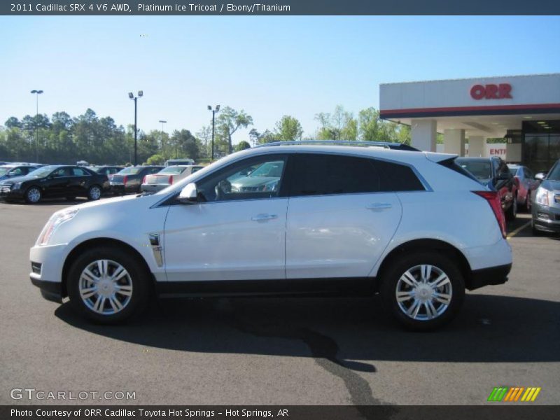 Platinum Ice Tricoat / Ebony/Titanium 2011 Cadillac SRX 4 V6 AWD