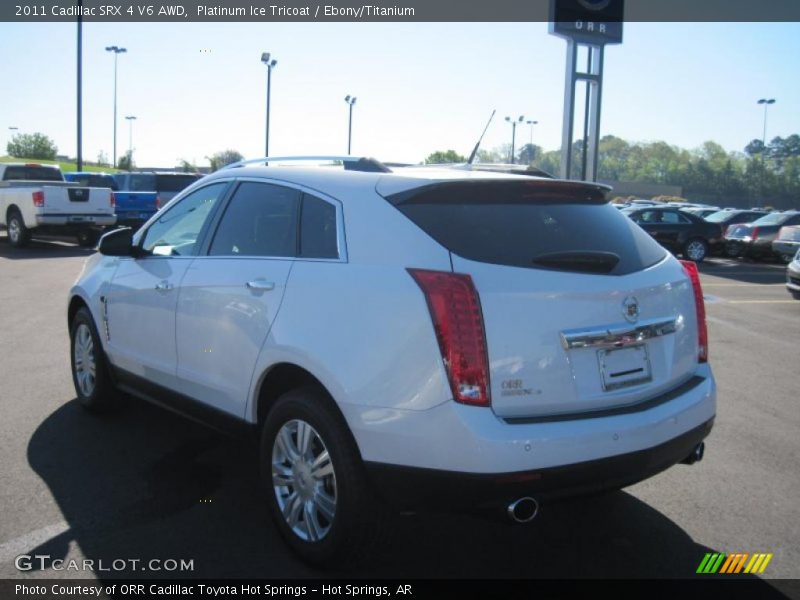 Platinum Ice Tricoat / Ebony/Titanium 2011 Cadillac SRX 4 V6 AWD