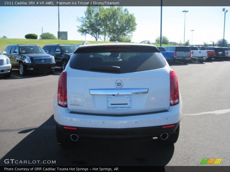 Platinum Ice Tricoat / Ebony/Titanium 2011 Cadillac SRX 4 V6 AWD