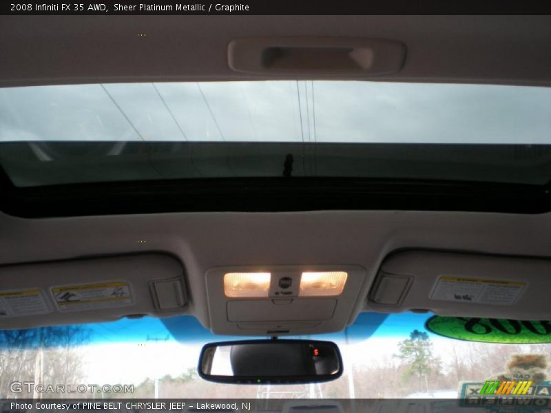 Sheer Platinum Metallic / Graphite 2008 Infiniti FX 35 AWD