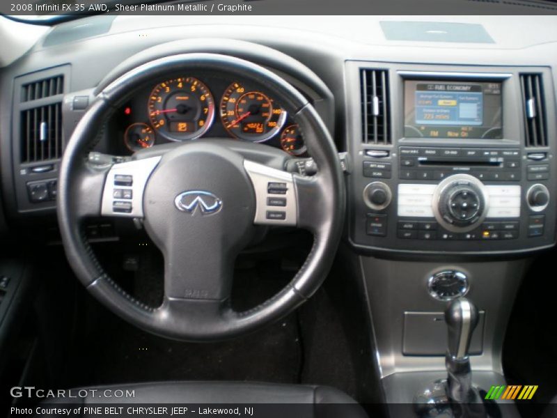 Sheer Platinum Metallic / Graphite 2008 Infiniti FX 35 AWD