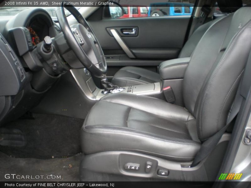 Sheer Platinum Metallic / Graphite 2008 Infiniti FX 35 AWD