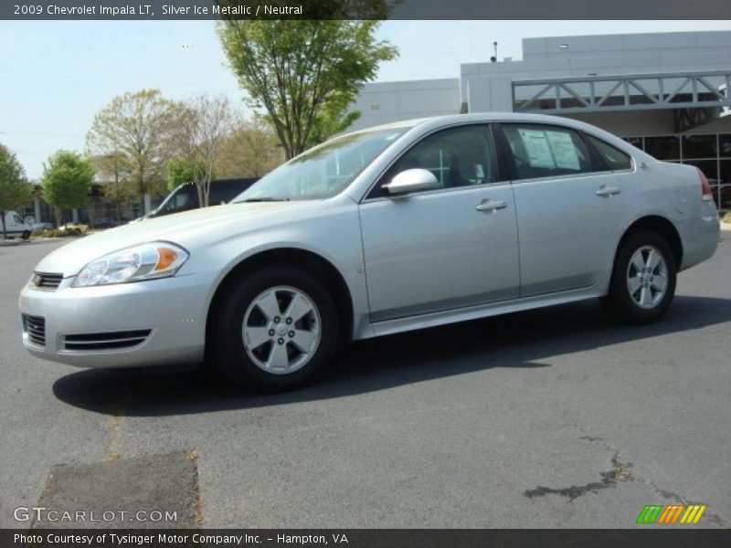 Silver Ice Metallic / Neutral 2009 Chevrolet Impala LT