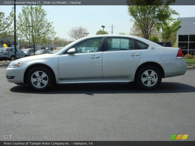 Silver Ice Metallic / Neutral 2009 Chevrolet Impala LT