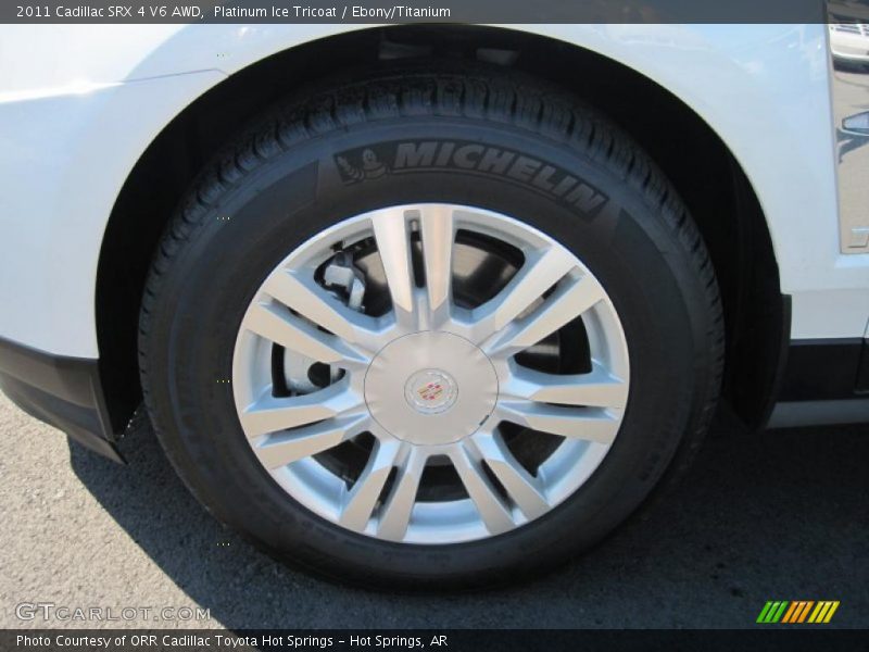 Platinum Ice Tricoat / Ebony/Titanium 2011 Cadillac SRX 4 V6 AWD