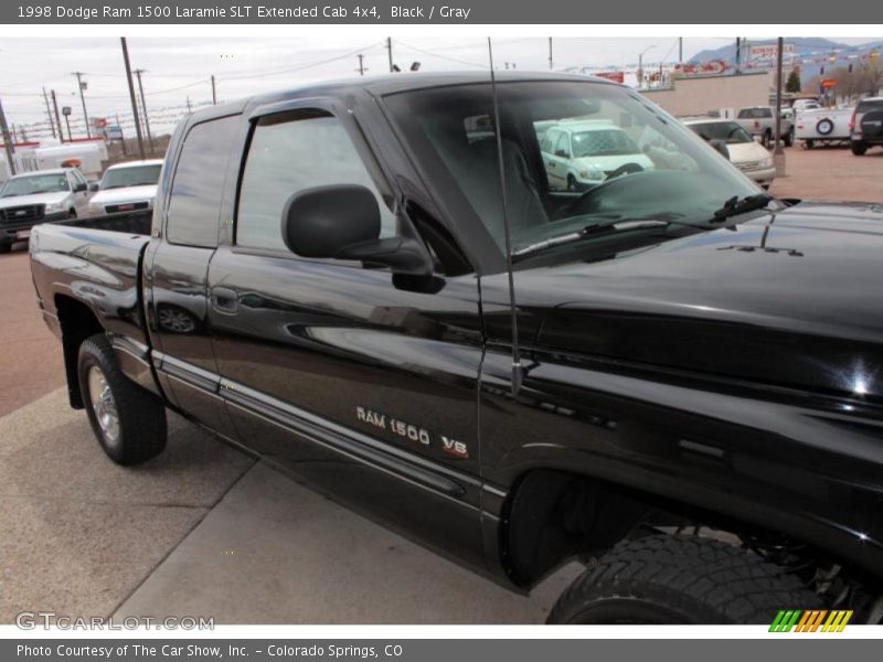Black / Gray 1998 Dodge Ram 1500 Laramie SLT Extended Cab 4x4