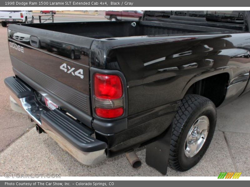 Black / Gray 1998 Dodge Ram 1500 Laramie SLT Extended Cab 4x4
