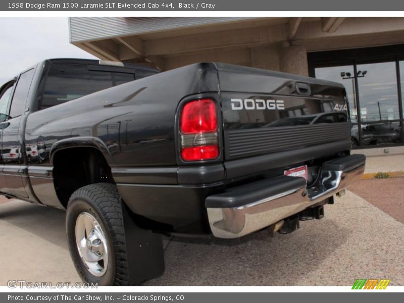 Black / Gray 1998 Dodge Ram 1500 Laramie SLT Extended Cab 4x4