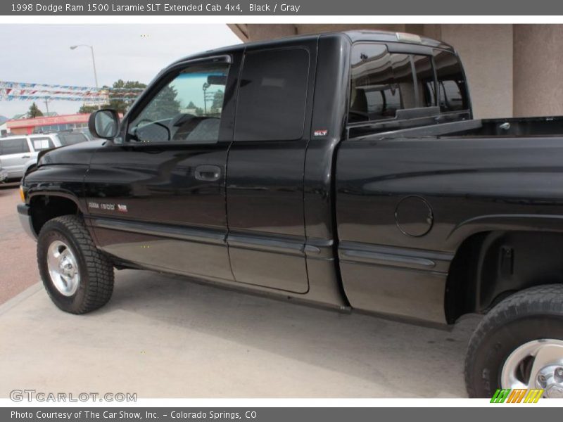 Black / Gray 1998 Dodge Ram 1500 Laramie SLT Extended Cab 4x4
