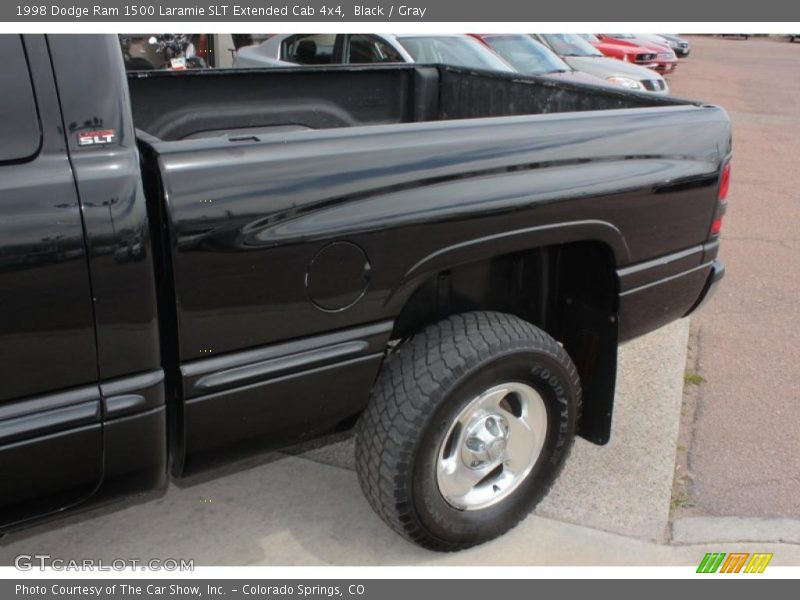 Black / Gray 1998 Dodge Ram 1500 Laramie SLT Extended Cab 4x4