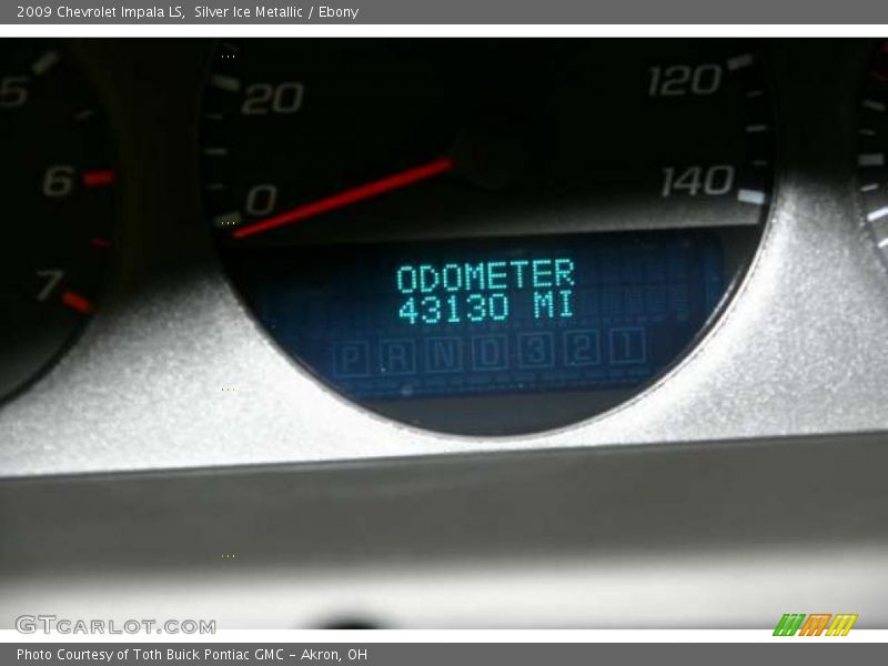 Silver Ice Metallic / Ebony 2009 Chevrolet Impala LS