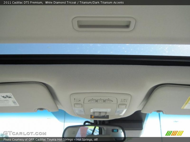 White Diamond Tricoat / Titanium/Dark Titanium Accents 2011 Cadillac DTS Premium