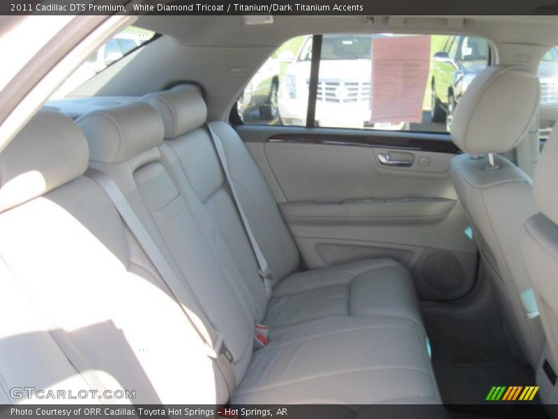 White Diamond Tricoat / Titanium/Dark Titanium Accents 2011 Cadillac DTS Premium
