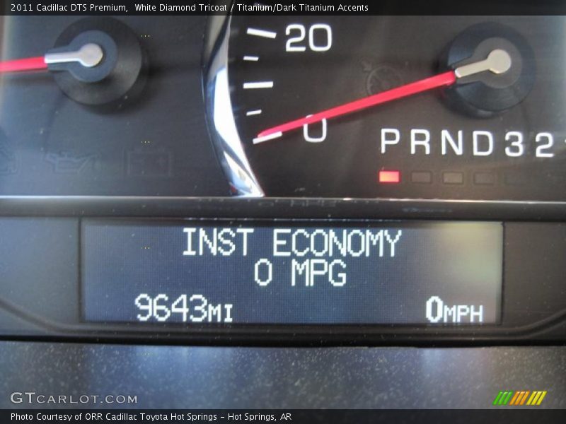 White Diamond Tricoat / Titanium/Dark Titanium Accents 2011 Cadillac DTS Premium