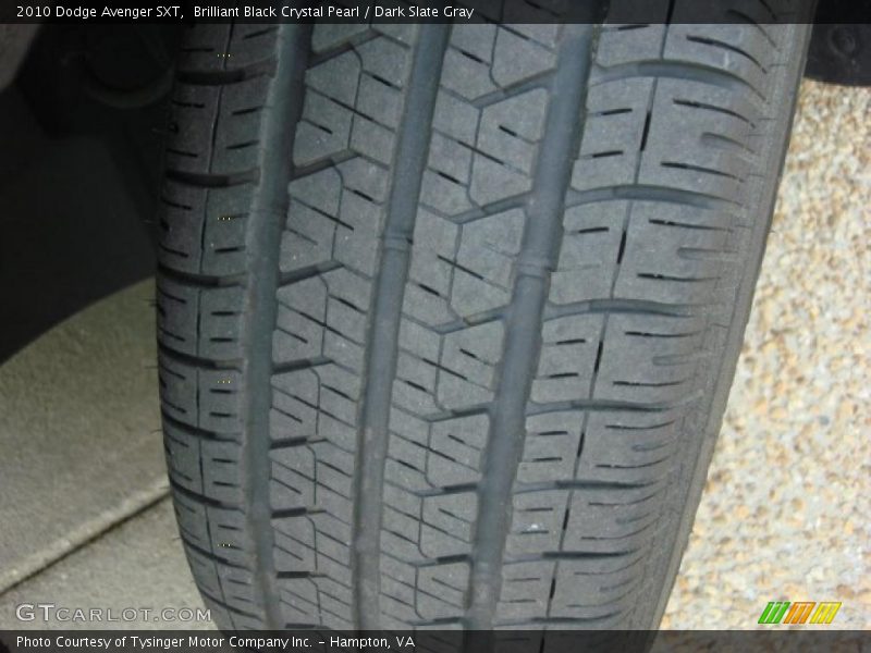 Brilliant Black Crystal Pearl / Dark Slate Gray 2010 Dodge Avenger SXT