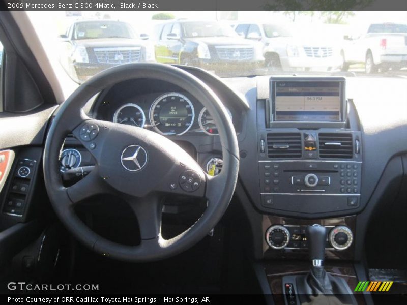 Black / Black 2009 Mercedes-Benz C 300 4Matic