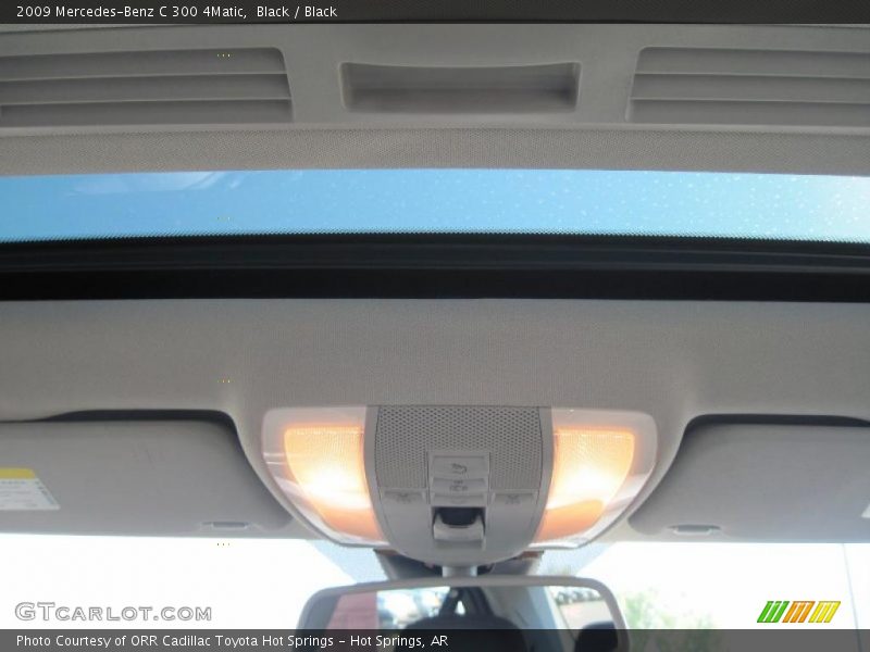 Black / Black 2009 Mercedes-Benz C 300 4Matic