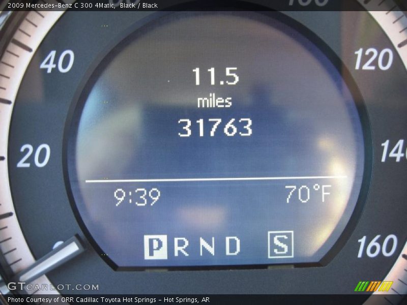 Black / Black 2009 Mercedes-Benz C 300 4Matic