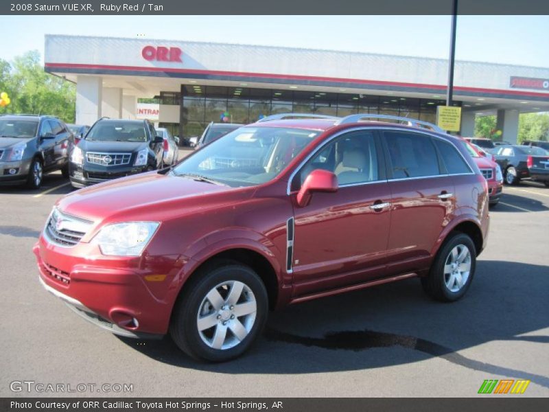 Ruby Red / Tan 2008 Saturn VUE XR