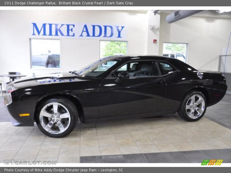 Brilliant Black Crystal Pearl / Dark Slate Gray 2011 Dodge Challenger Rallye