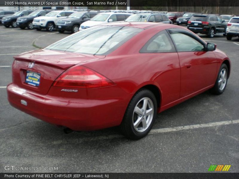 San Marino Red / Ivory 2005 Honda Accord LX Special Edition Coupe