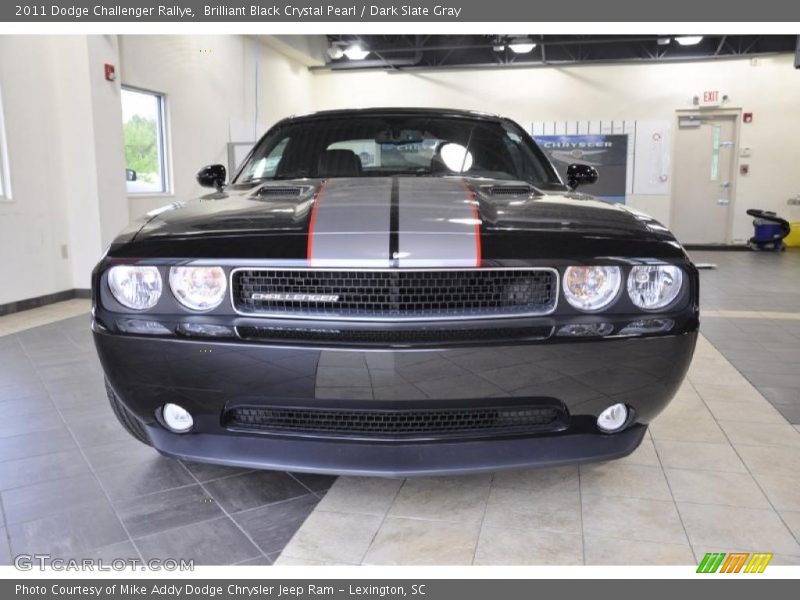 Brilliant Black Crystal Pearl / Dark Slate Gray 2011 Dodge Challenger Rallye
