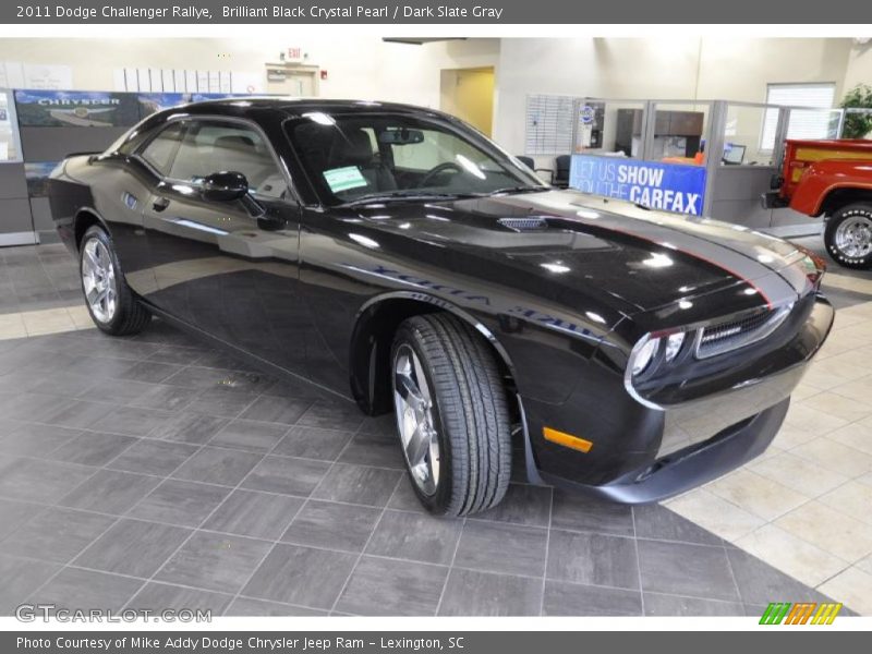 Brilliant Black Crystal Pearl / Dark Slate Gray 2011 Dodge Challenger Rallye
