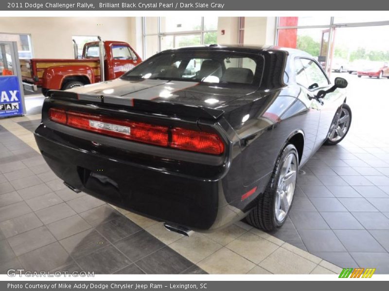 Brilliant Black Crystal Pearl / Dark Slate Gray 2011 Dodge Challenger Rallye