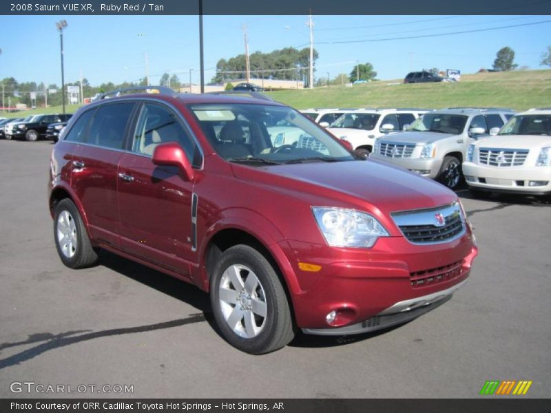 Ruby Red / Tan 2008 Saturn VUE XR
