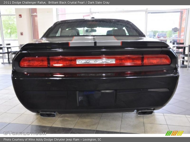 Brilliant Black Crystal Pearl / Dark Slate Gray 2011 Dodge Challenger Rallye
