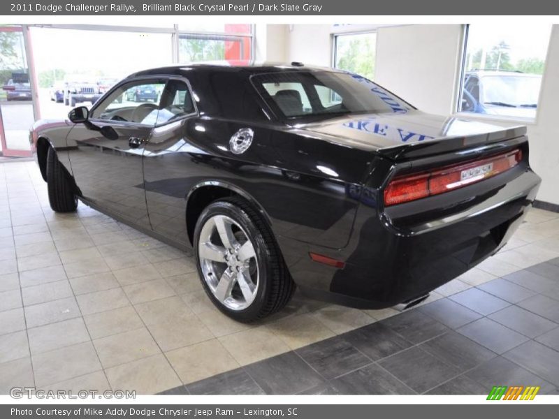 Brilliant Black Crystal Pearl / Dark Slate Gray 2011 Dodge Challenger Rallye