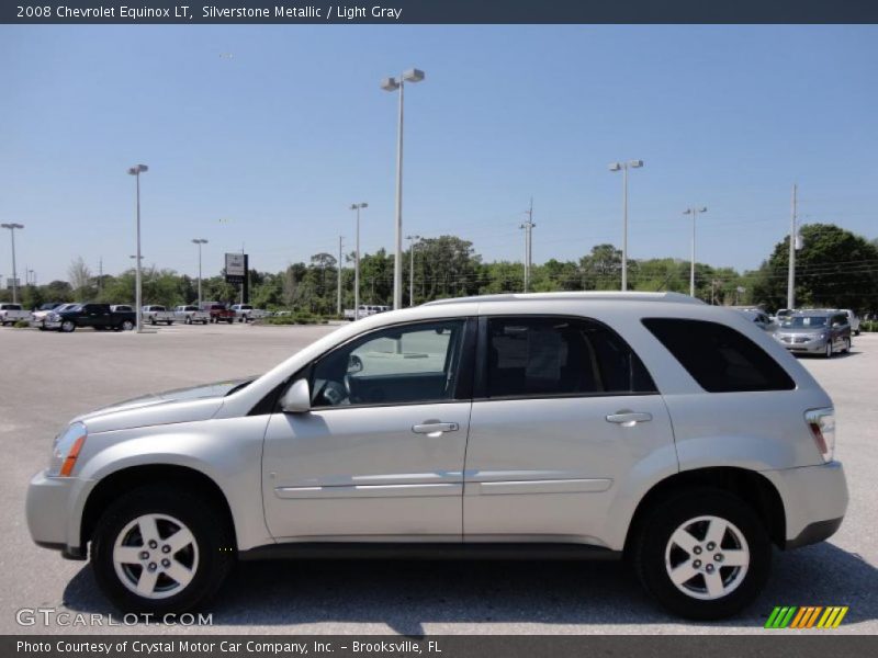 Silverstone Metallic / Light Gray 2008 Chevrolet Equinox LT