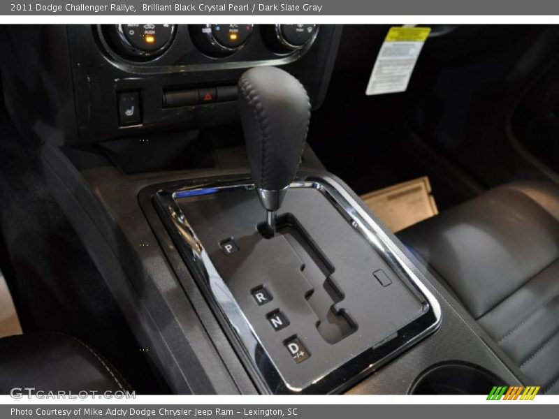 Brilliant Black Crystal Pearl / Dark Slate Gray 2011 Dodge Challenger Rallye