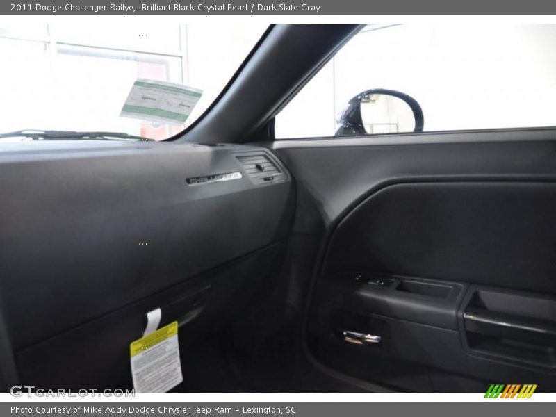 Brilliant Black Crystal Pearl / Dark Slate Gray 2011 Dodge Challenger Rallye