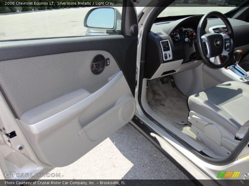Silverstone Metallic / Light Gray 2008 Chevrolet Equinox LT
