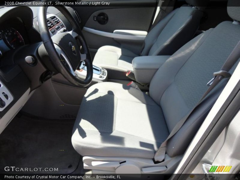 Silverstone Metallic / Light Gray 2008 Chevrolet Equinox LT