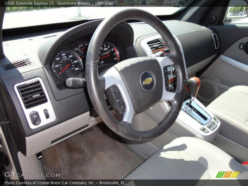 Silverstone Metallic / Light Gray 2008 Chevrolet Equinox LT