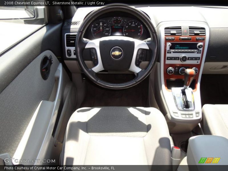 Silverstone Metallic / Light Gray 2008 Chevrolet Equinox LT